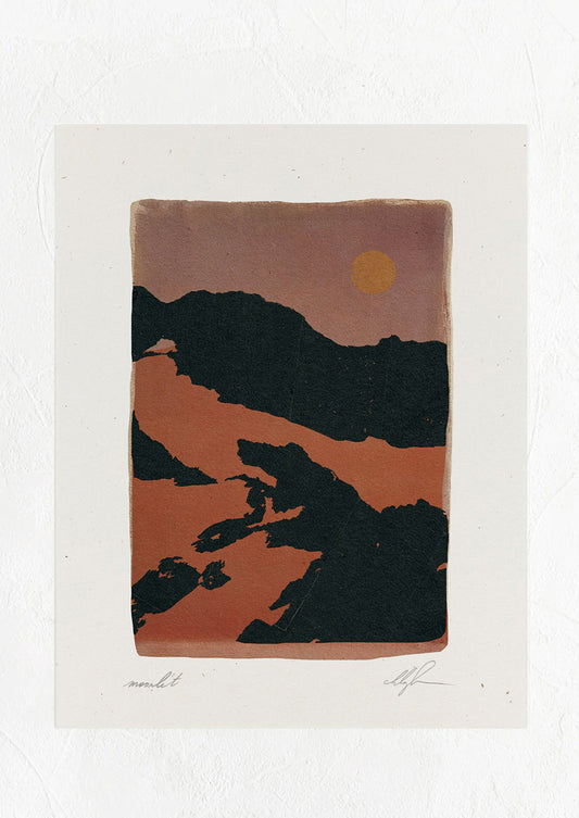 Moonlit Canyon Print