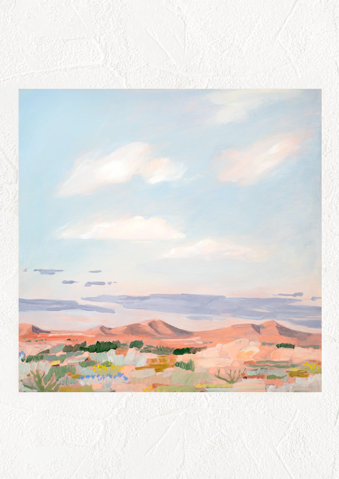 Morning Desert Light Print