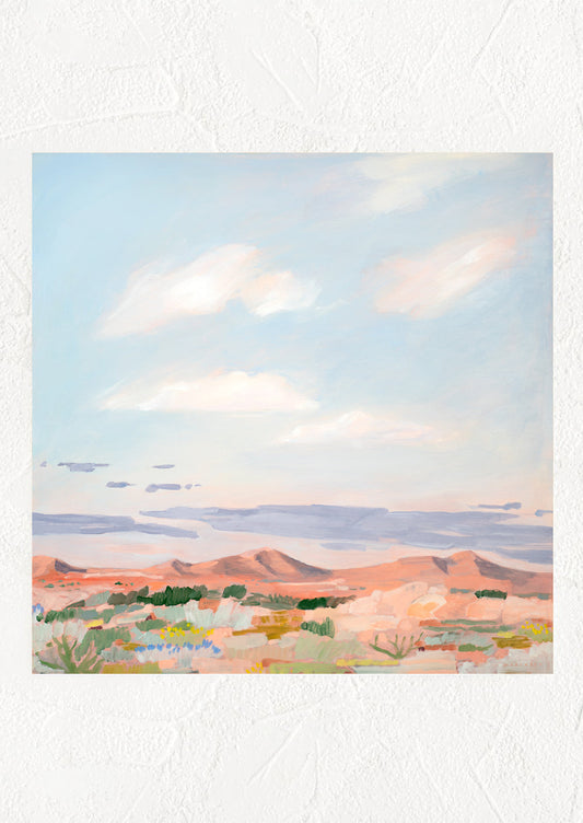 Morning Desert Light Print