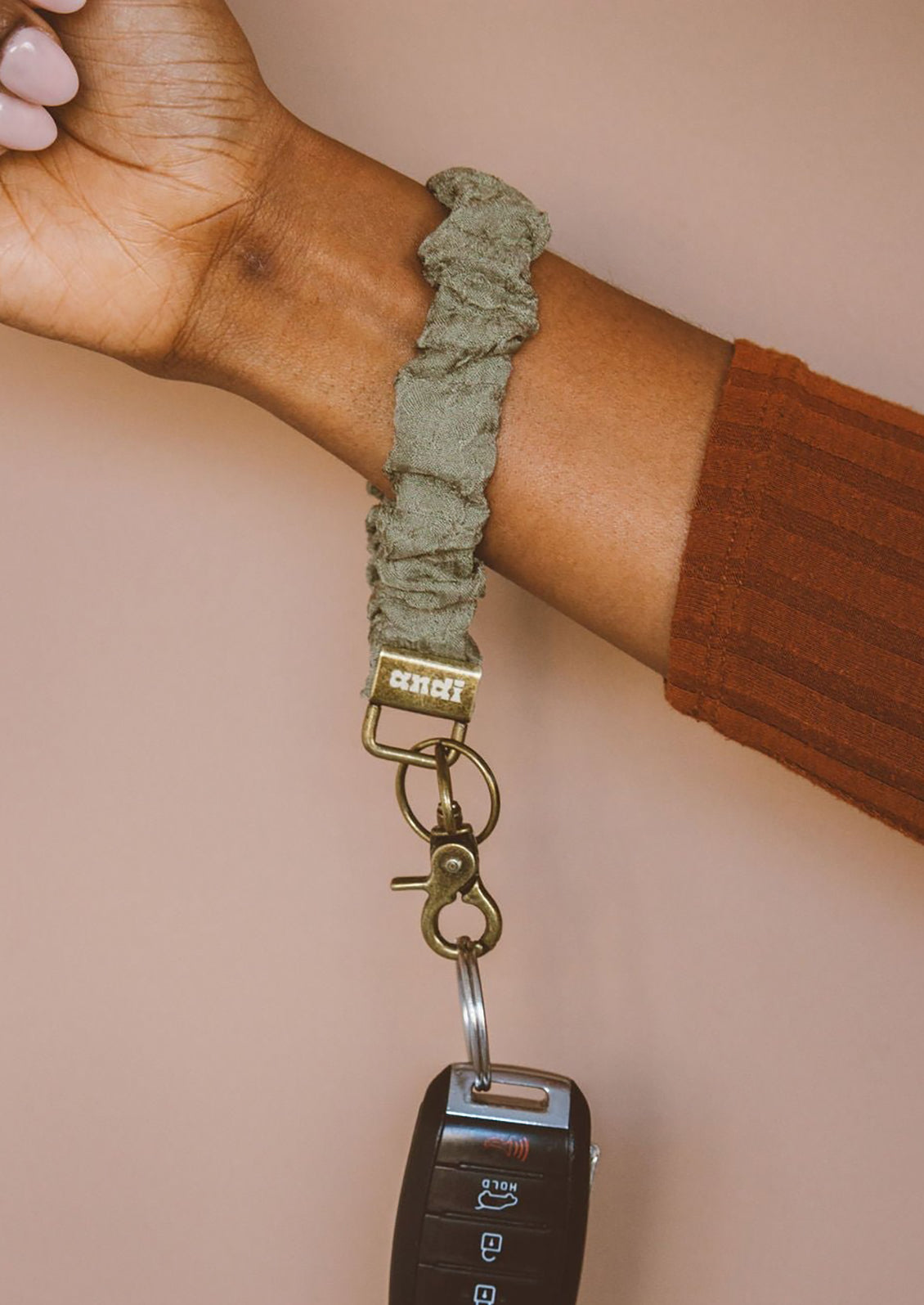 Scrunchie Wristlet Keychain