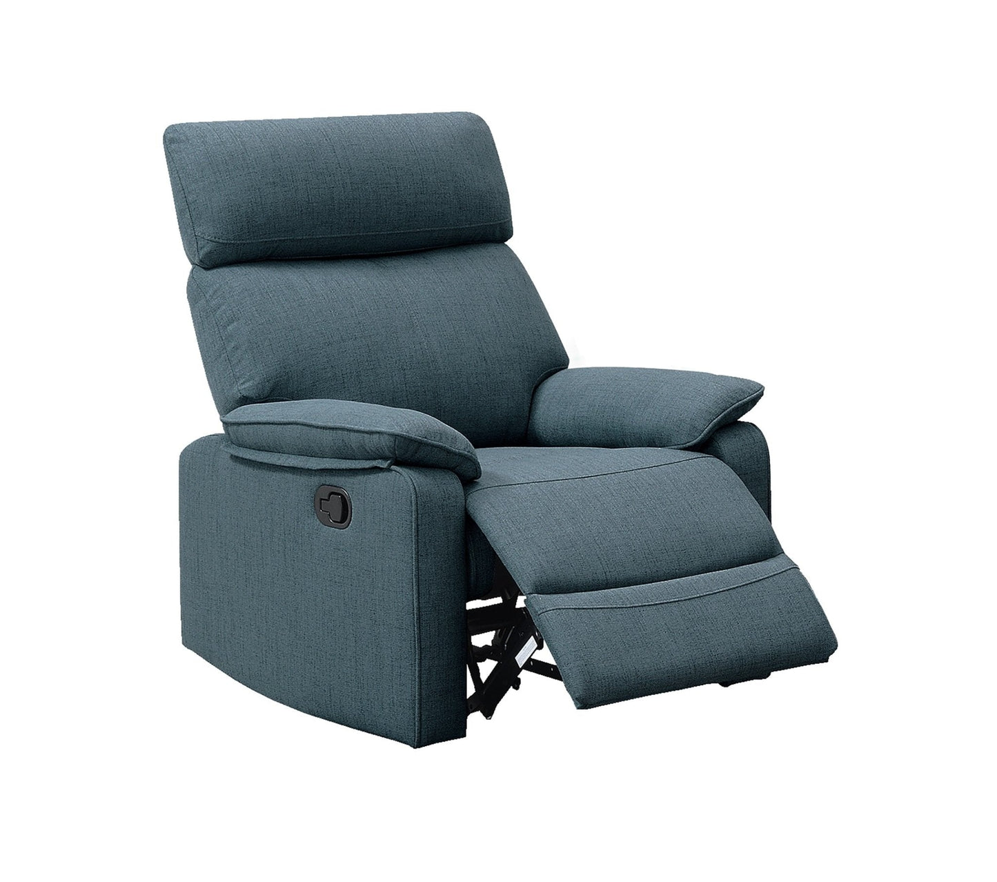 Motion Recliner Chair with Burlap Fabric Upholstered
