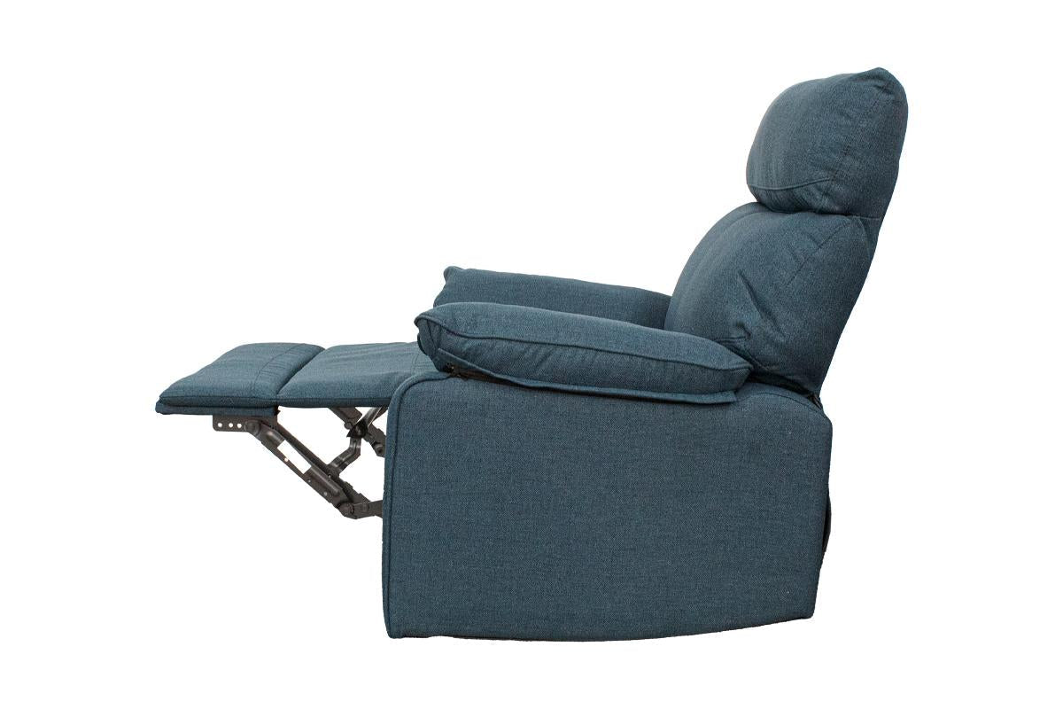 Motion Recliner Chair with Burlap Fabric Upholstered