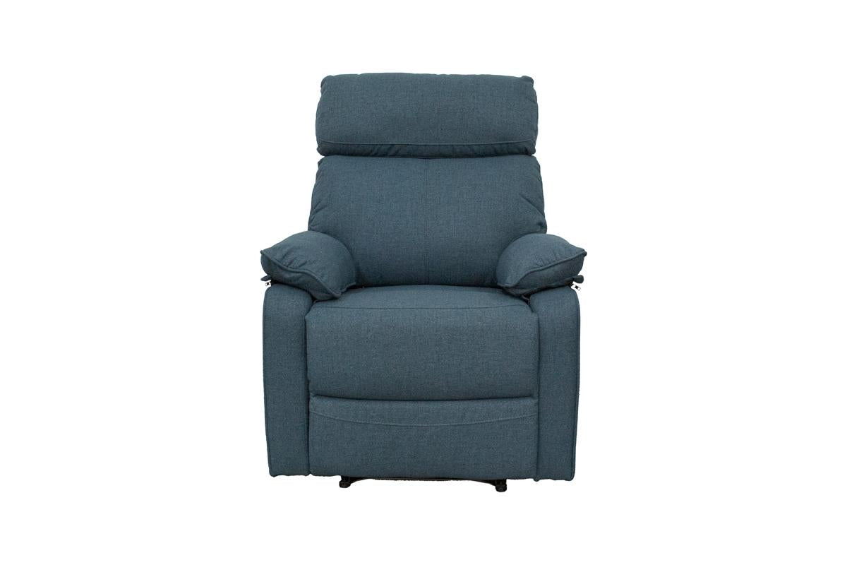 Motion Recliner Chair with Burlap Fabric Upholstered