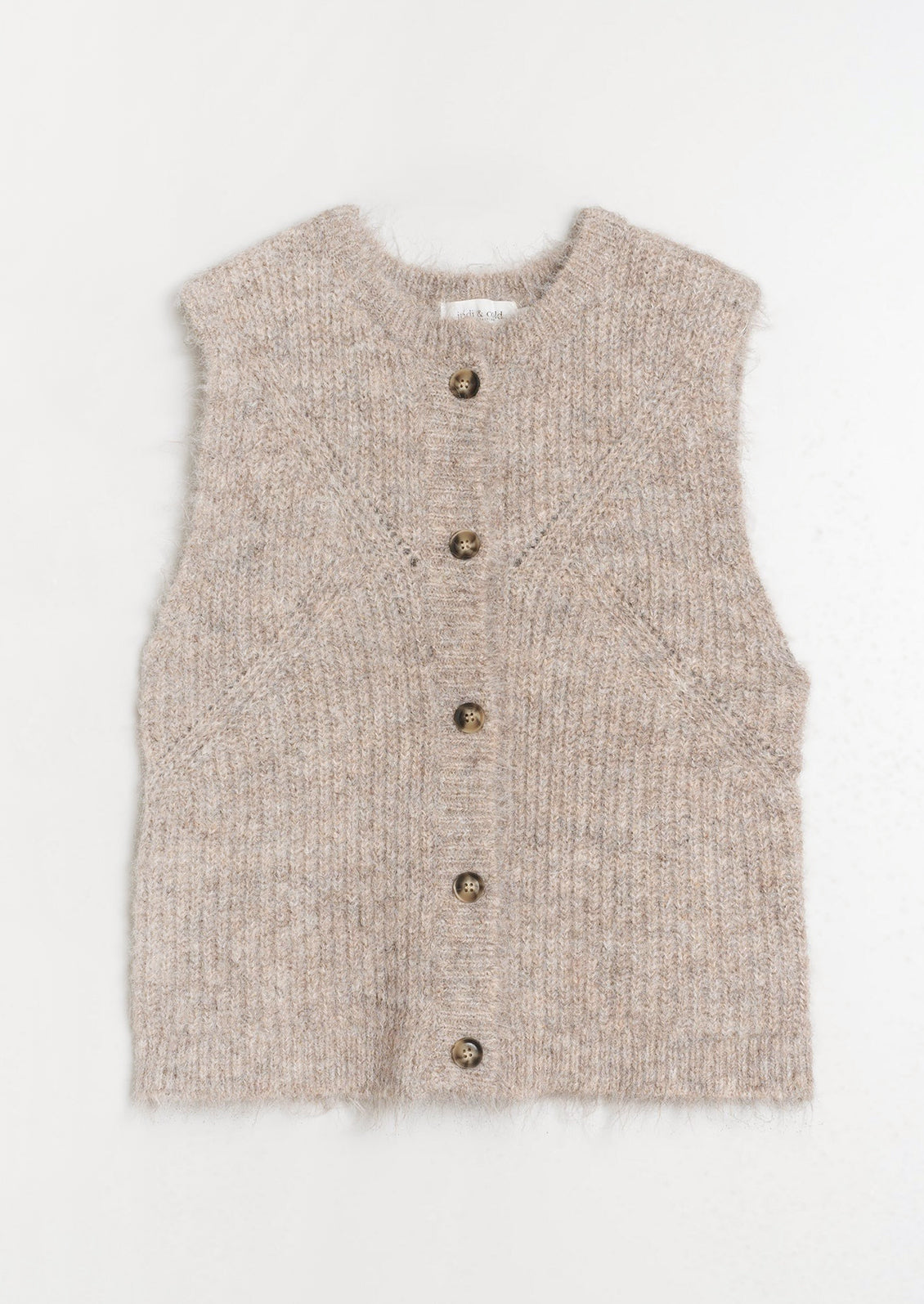 Lileo Button Front Sweater Vest
