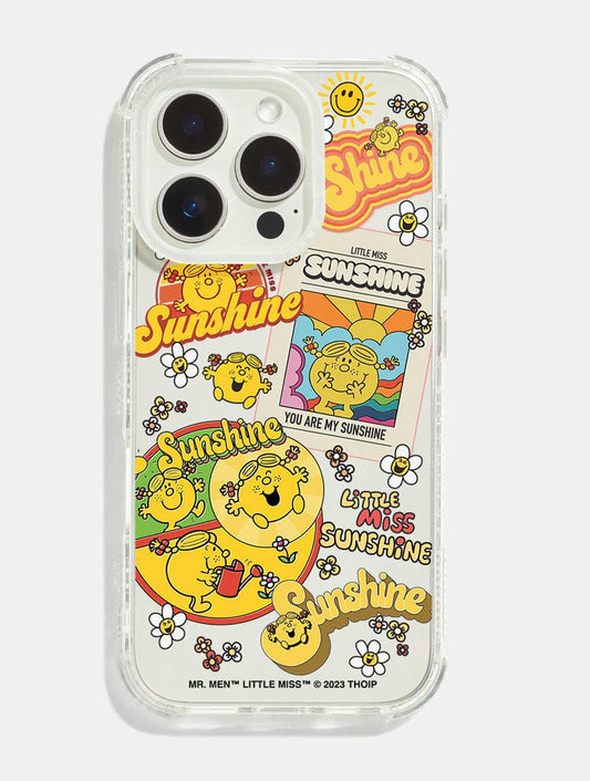 Mr Men and Little Miss x Skinnydip Little Miss Sunshine Sticker Shock iPhone Case