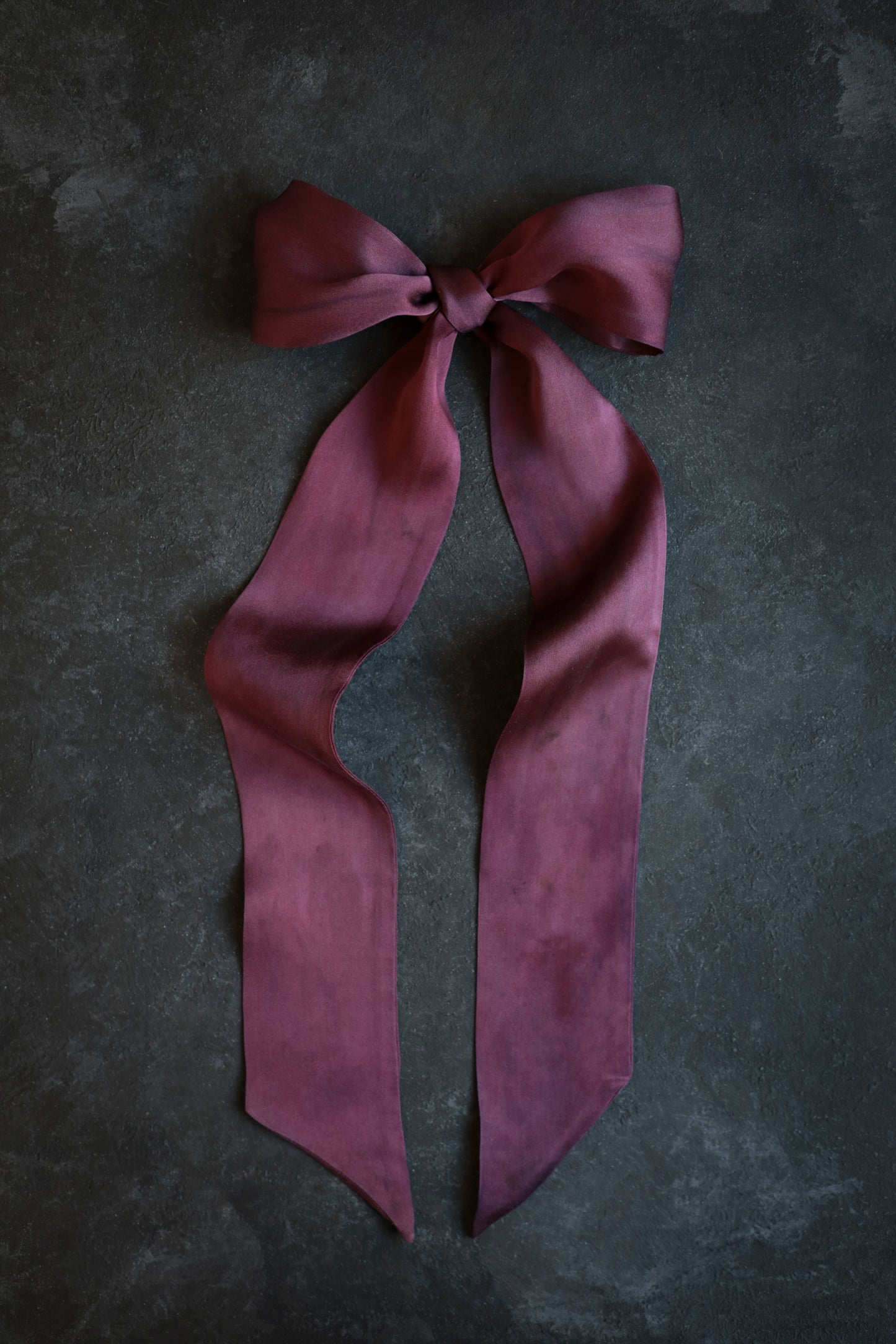 Plant Dyed Silk Twilly / Mulberry