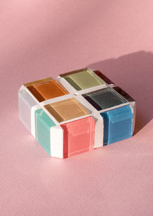 Glass Tile Incense Holder