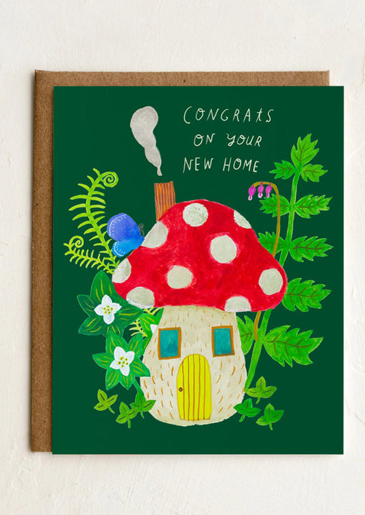 Mushroom New Home Card