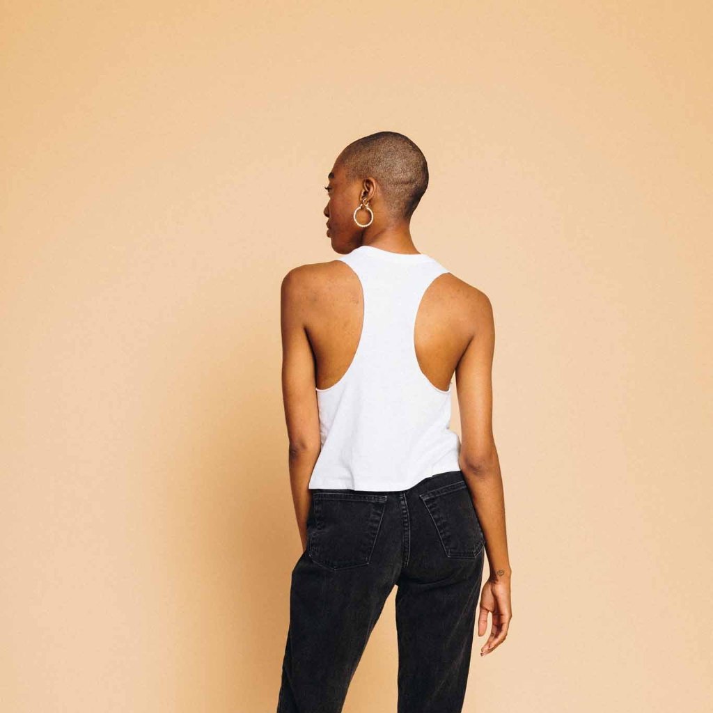 Badass Feminist Cropped Tank