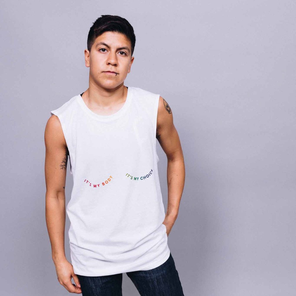 My Body My Choice Unisex Pride Tank