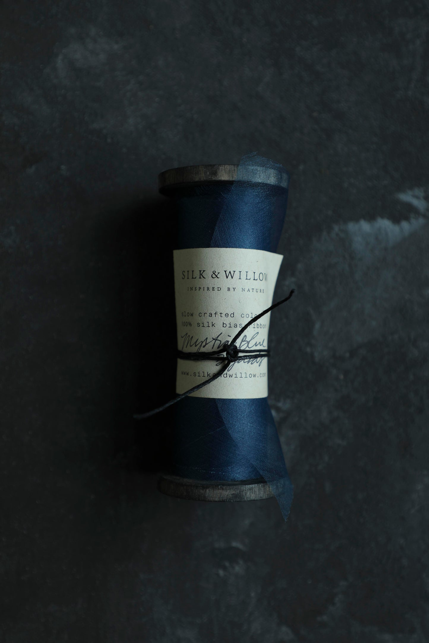 Mystic Blue {Gossamer} Silk Ribbon