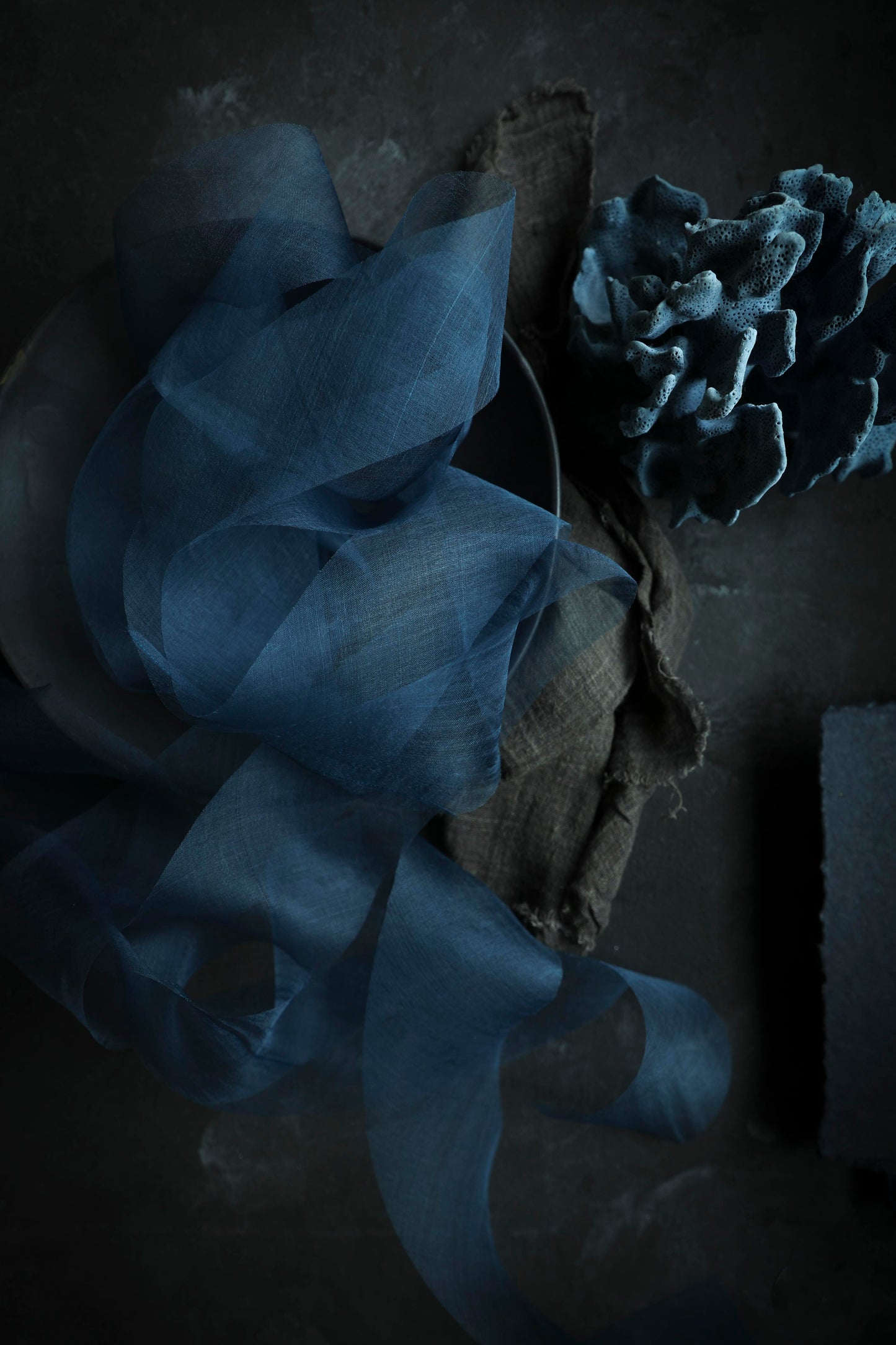 Mystic Blue {Gossamer} Silk Ribbon