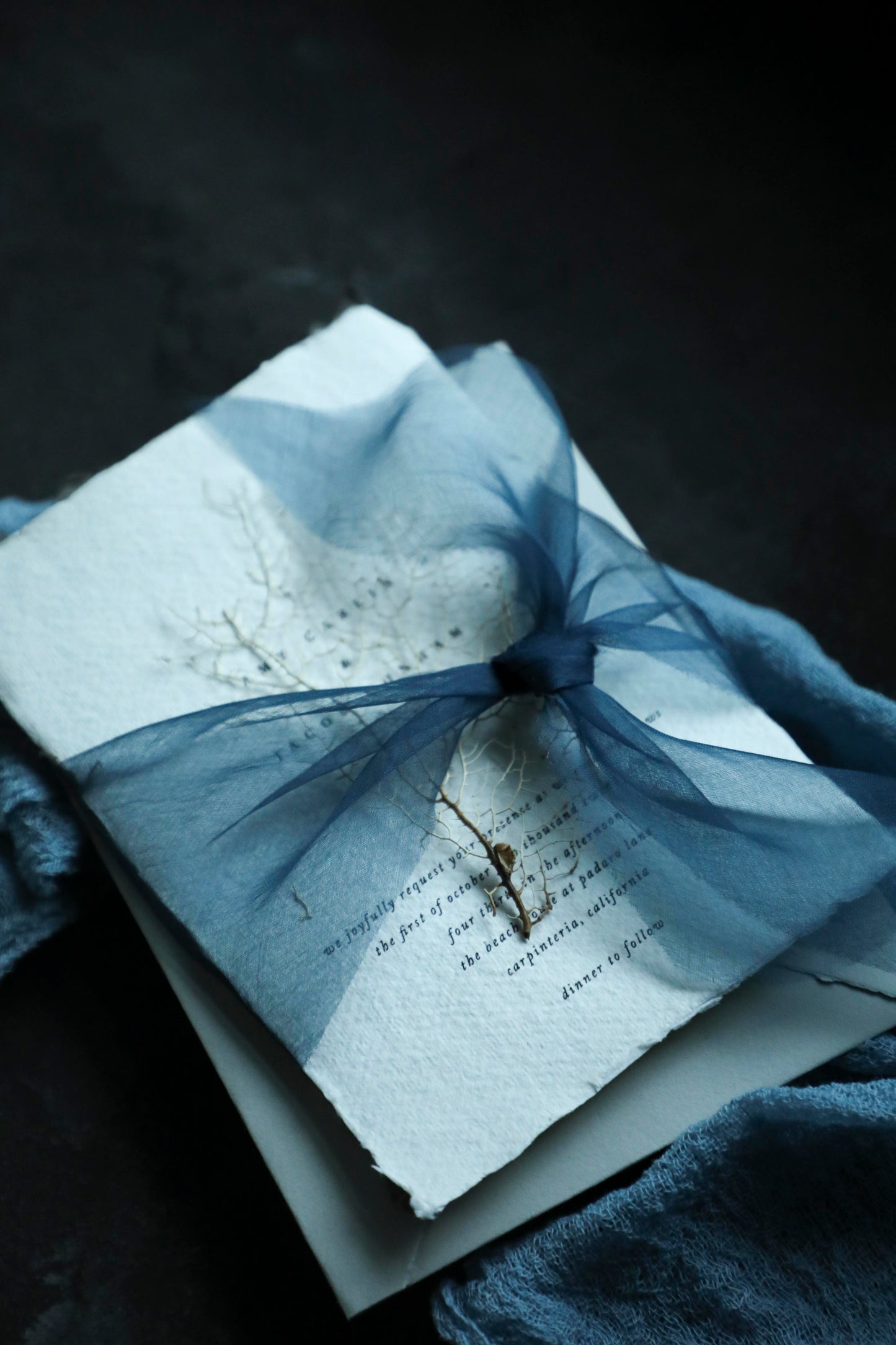 Mystic Blue {Gossamer} Silk Ribbon