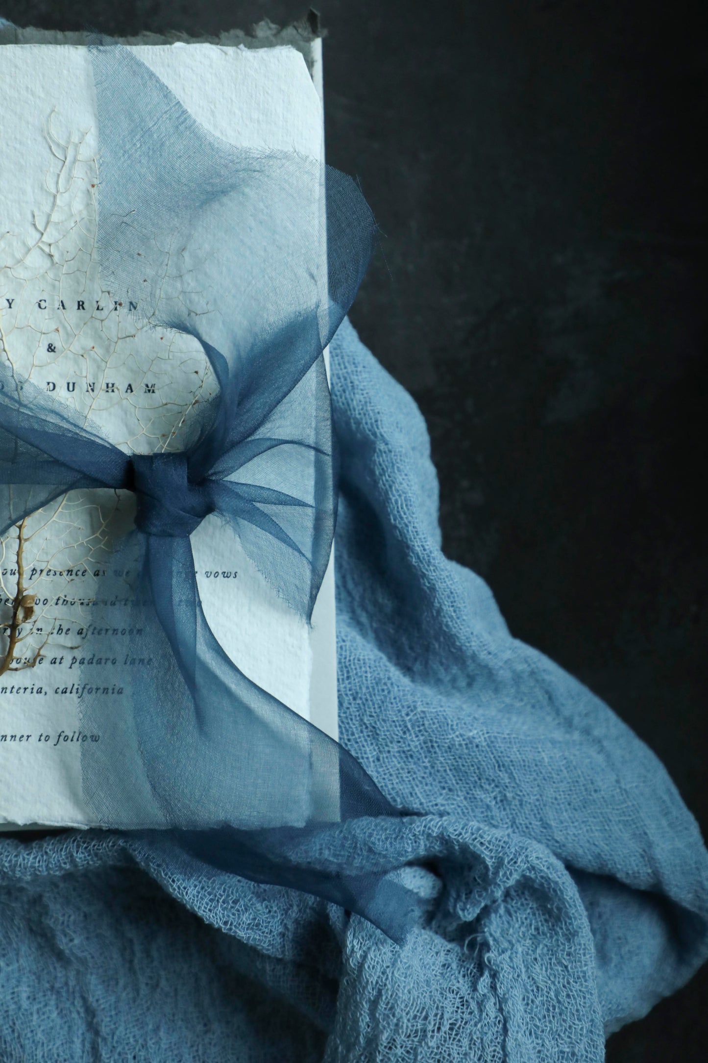 Mystic Blue {Gossamer} Silk Ribbon