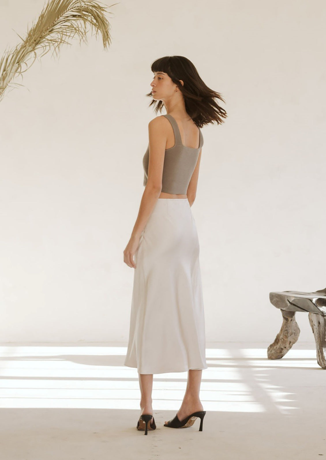 Nadia Cropped Knit Tank