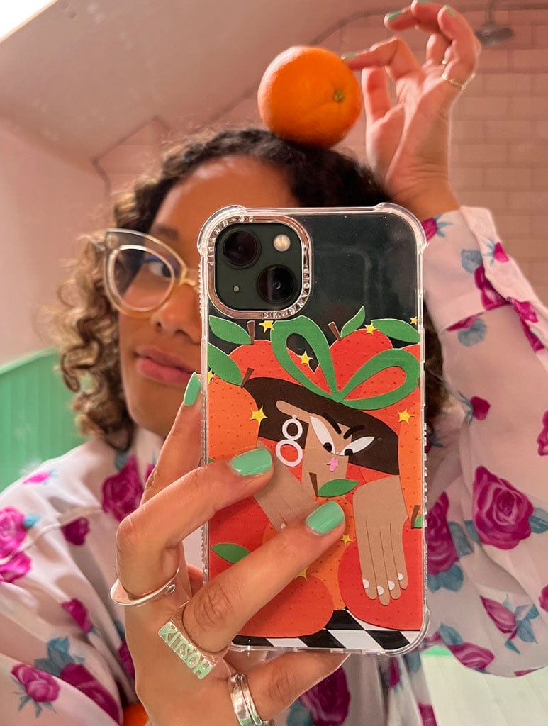 Naomi Anderson-Subryan x Skinnydip Oranges Please Shock iPhone Case