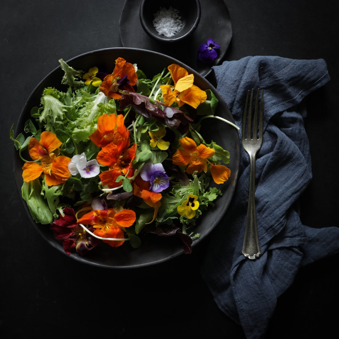 Blue Slate / Plant Dyed Napkin Sets