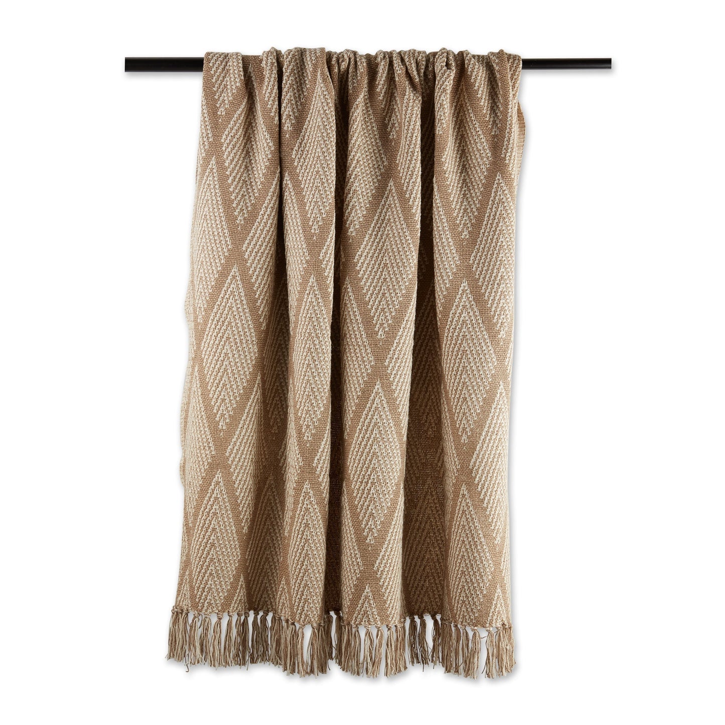 Natural Tone Multi Diamond Throw