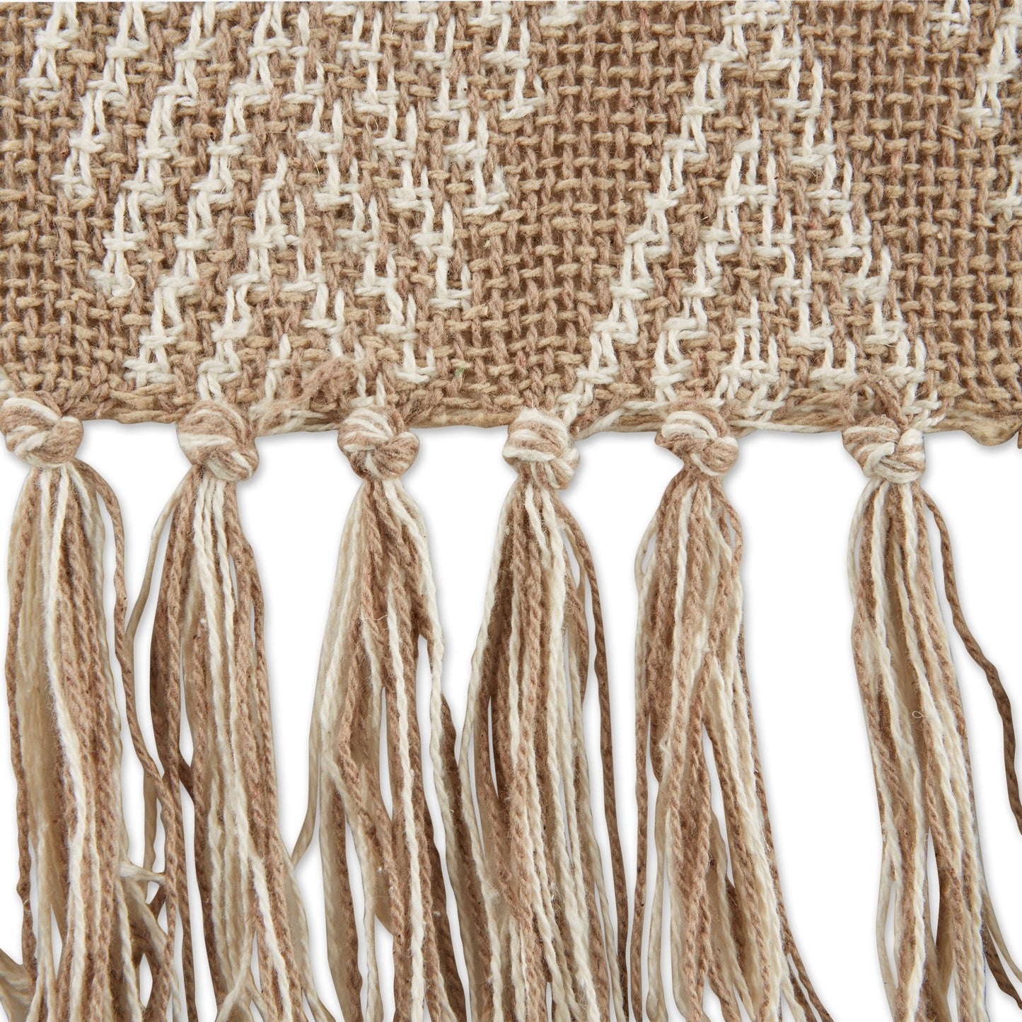 Natural Tone Multi Diamond Throw