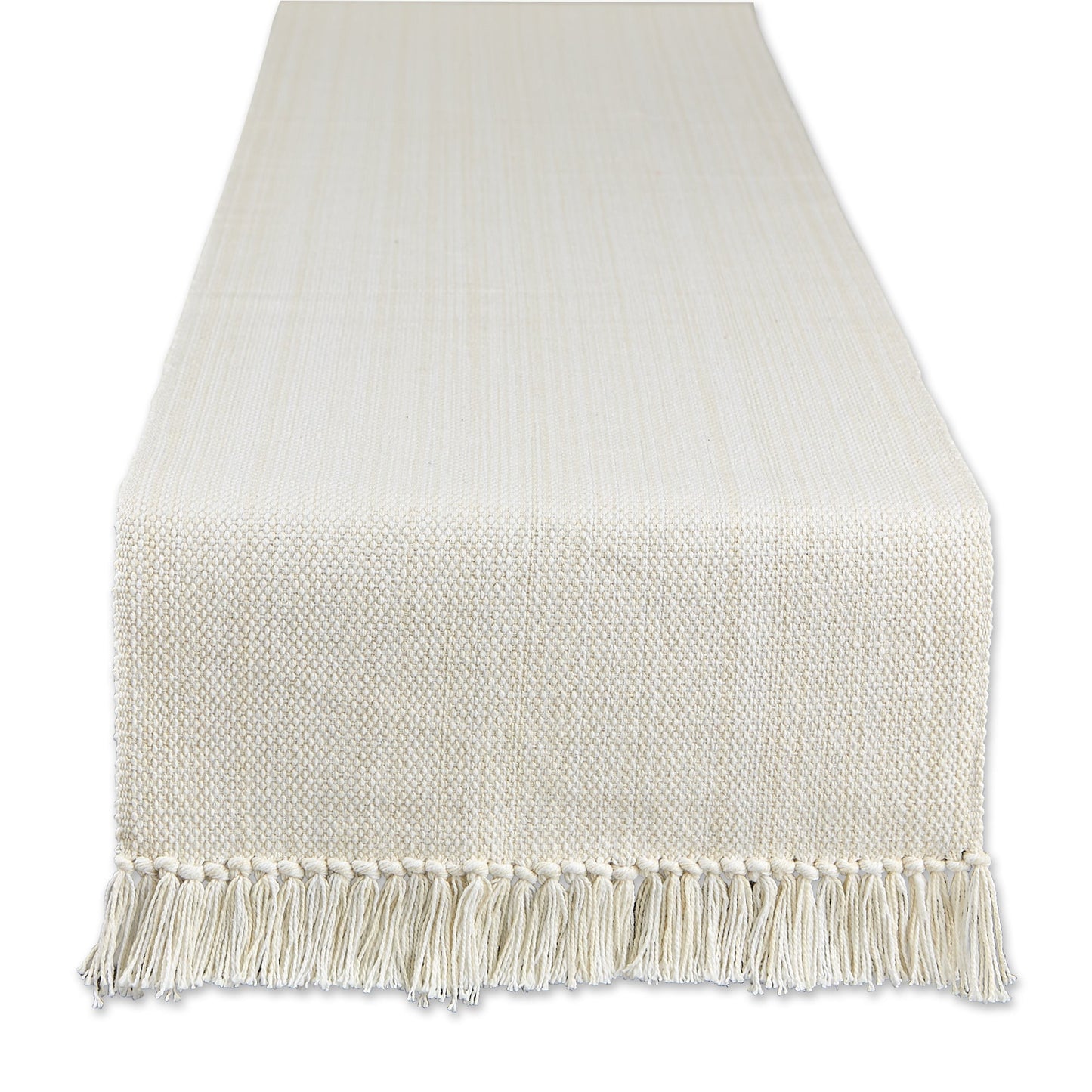 Natural Variegated Fringe 13"X108" Table Runner