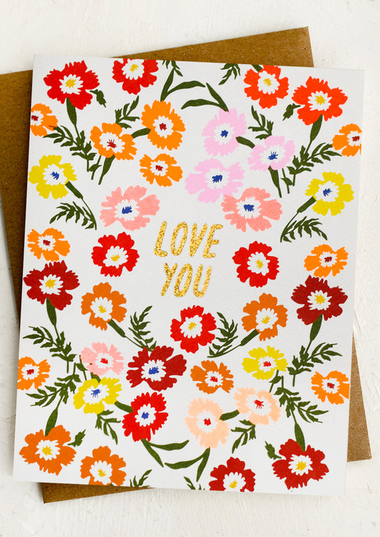 Dianthus Love You Card