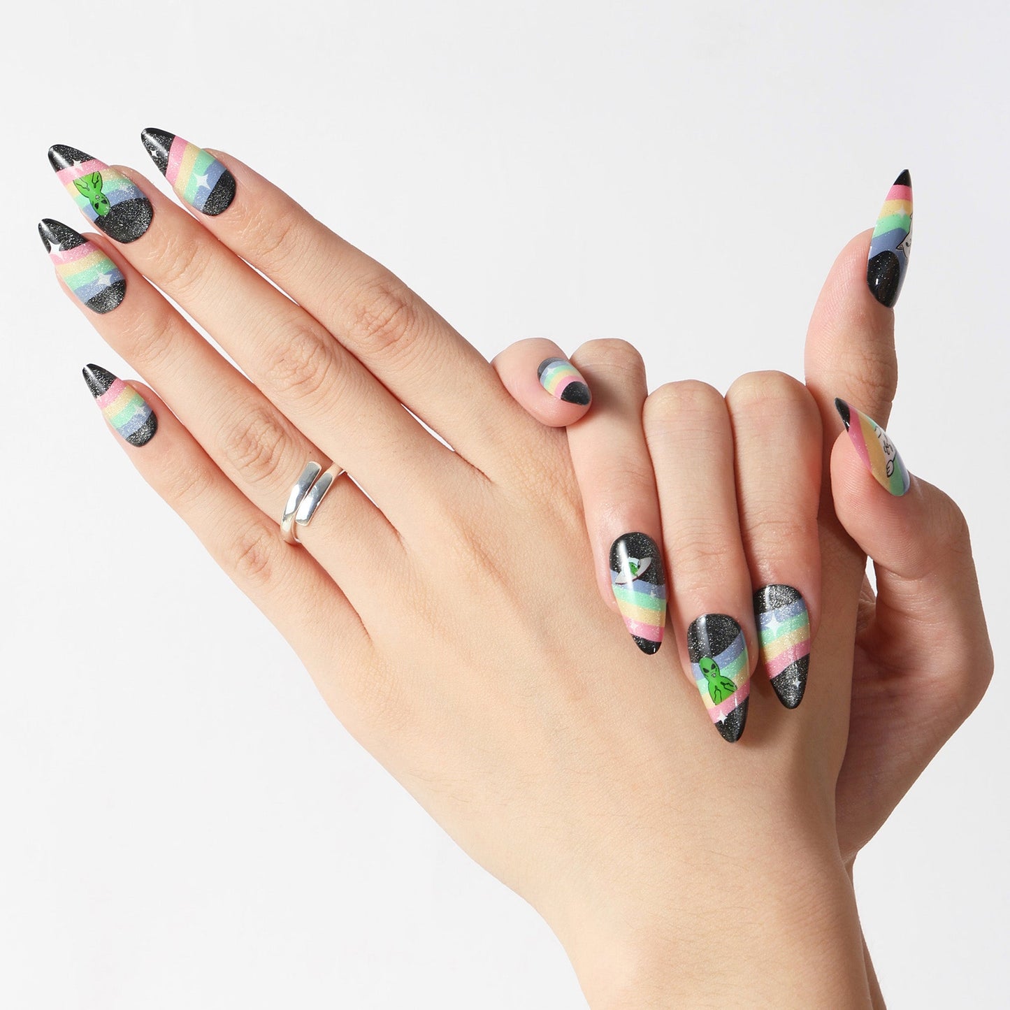 Space Out Press On Nail Set