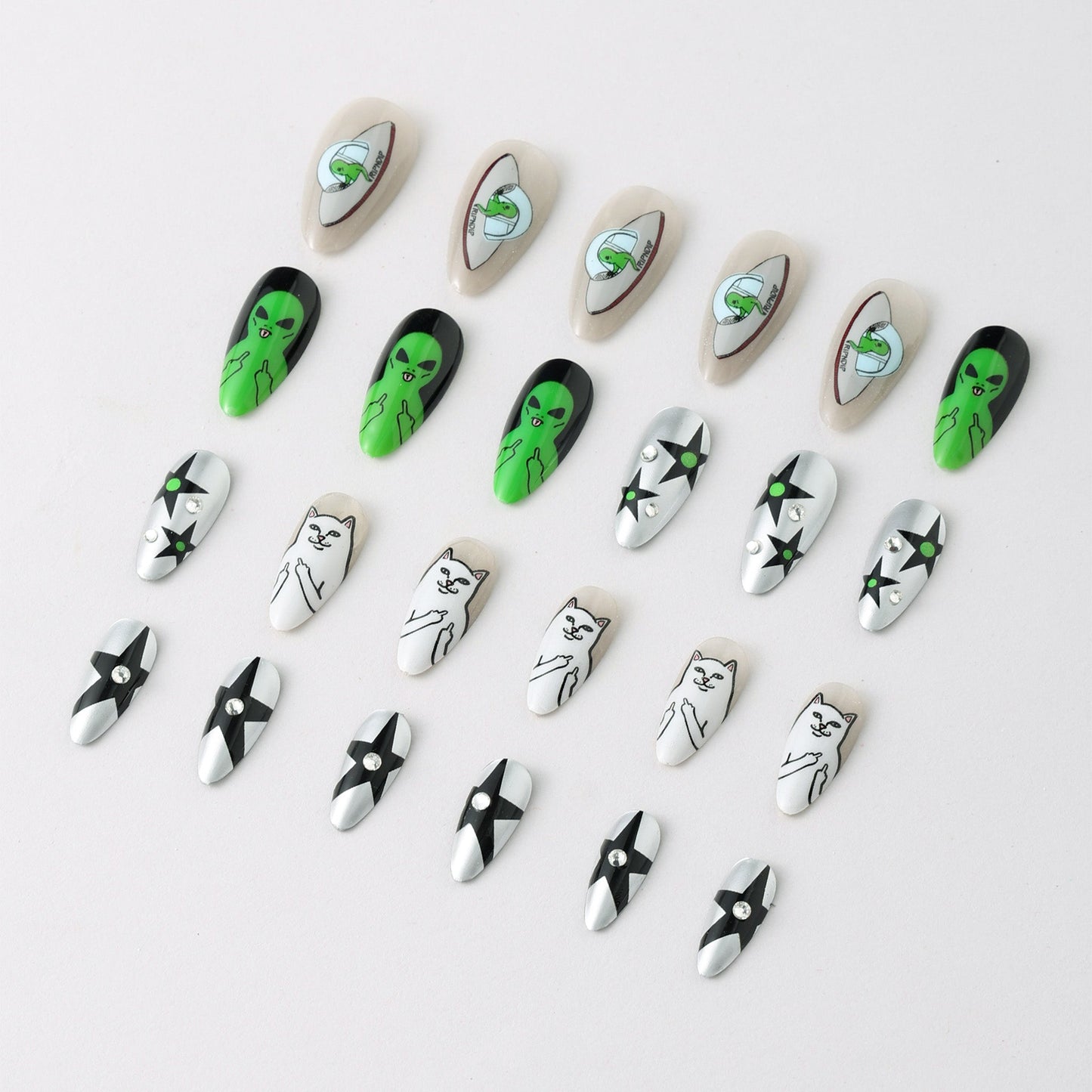 We Out Here Press On Nail Set
