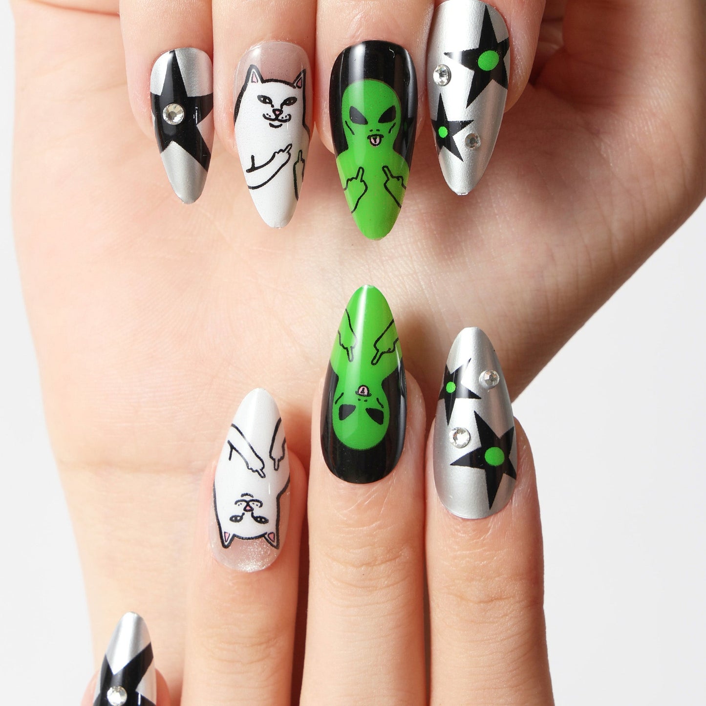 We Out Here Press On Nail Set