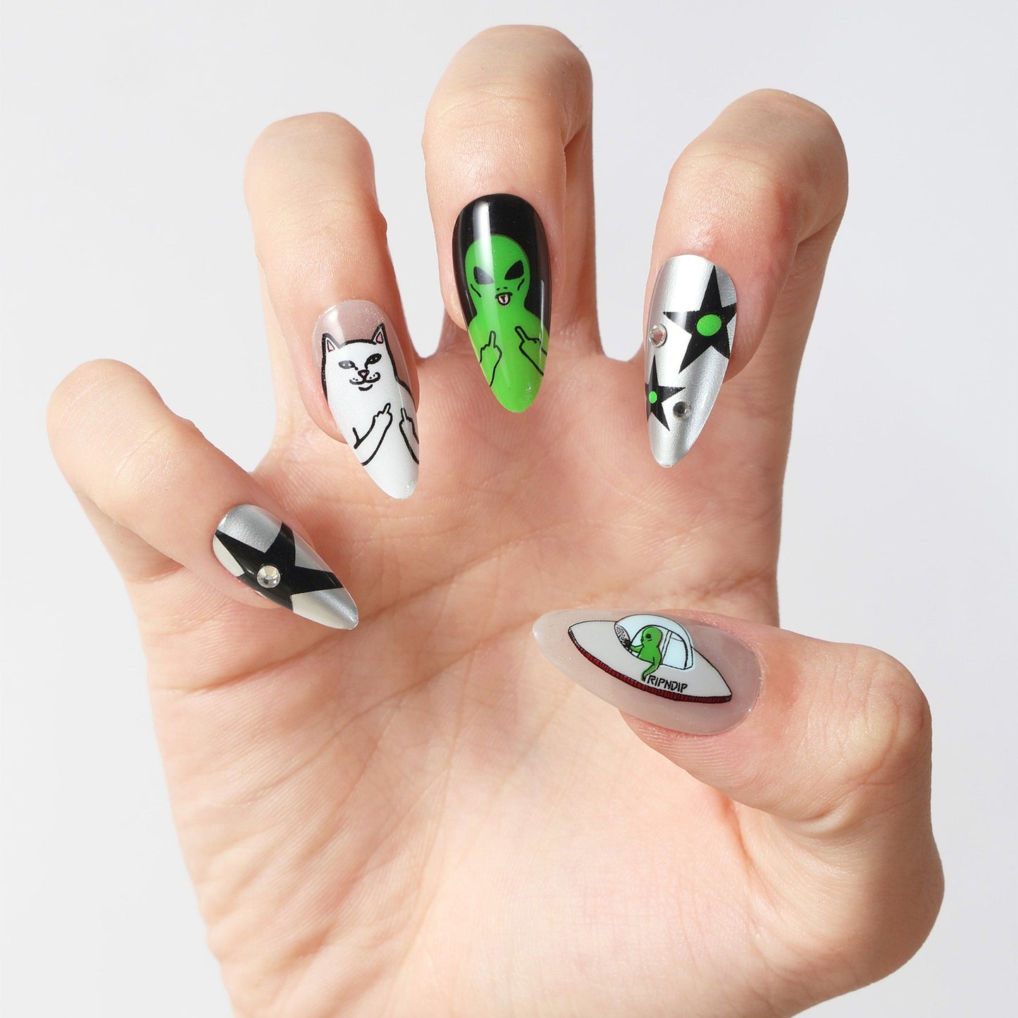 We Out Here Press On Nail Set