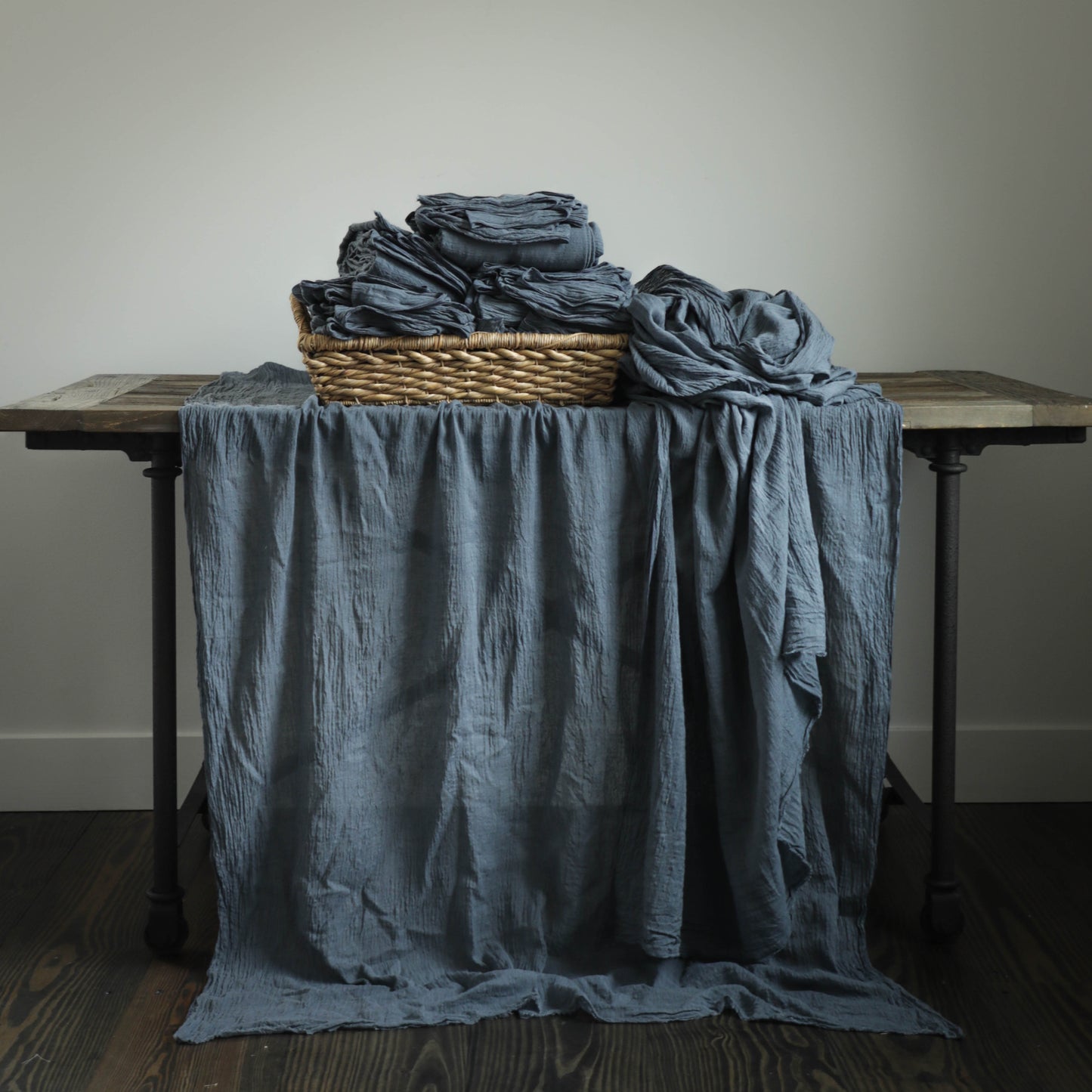 Blue Slate {Tight Weave Table Cover}