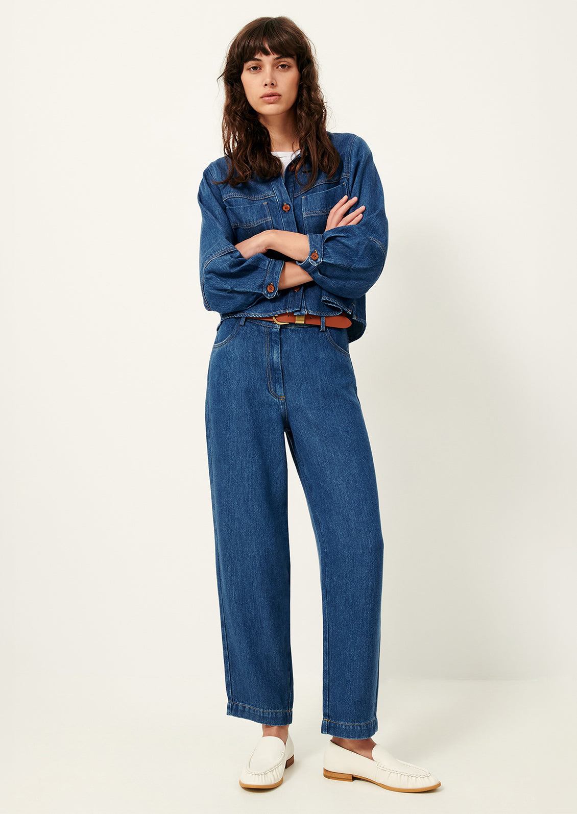 Nica Pant in Denim Blue