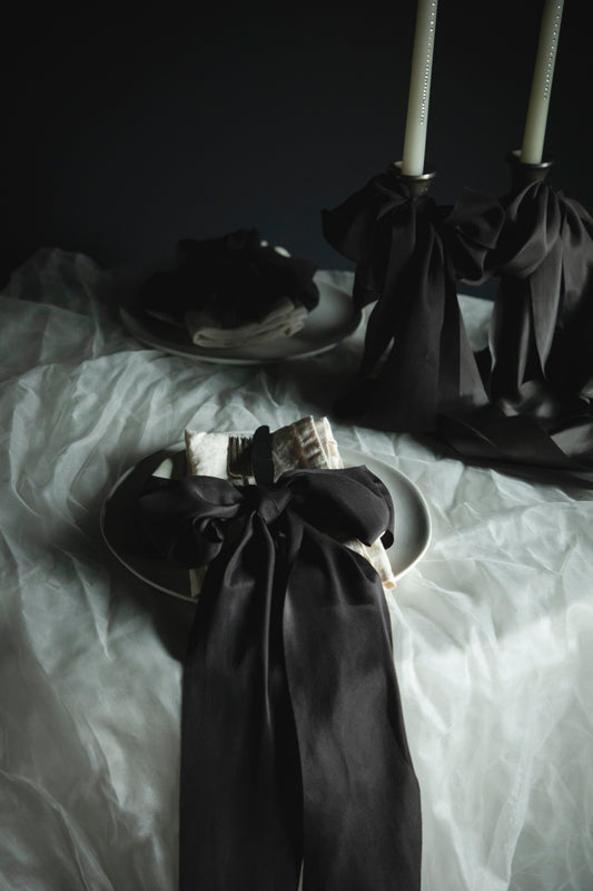 Noir Silk Ribbon