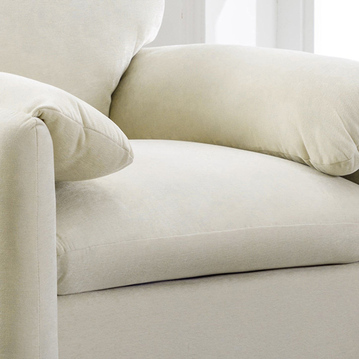 Nolan Oversized Chenille Armchair