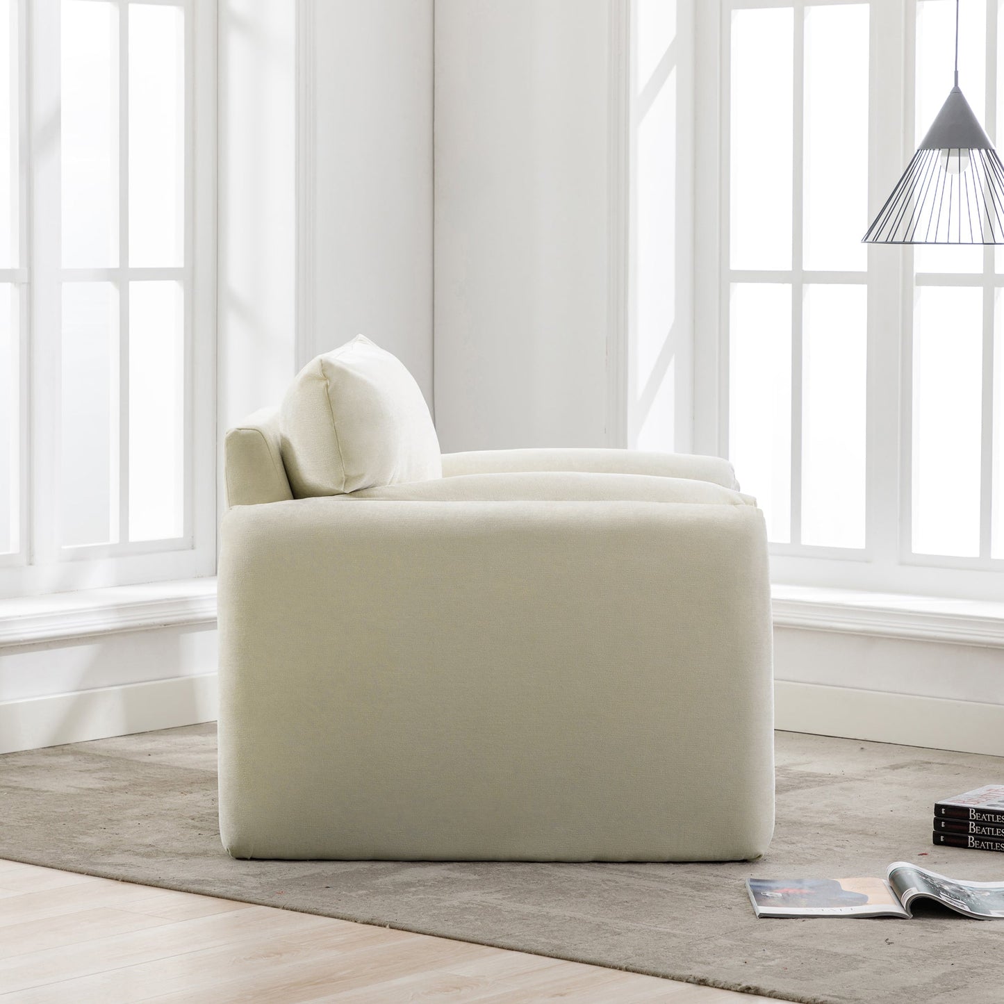 Nolan Oversized Chenille Armchair