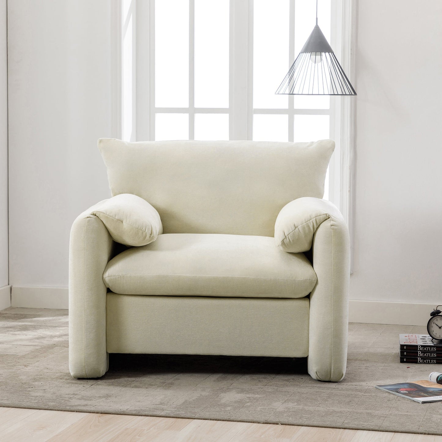 Nolan Oversized Chenille Armchair
