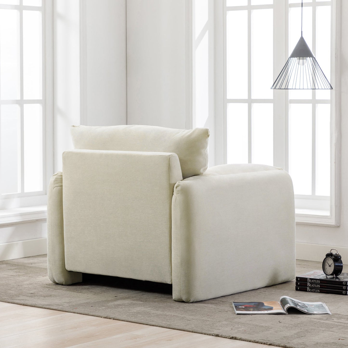 Nolan Oversized Chenille Armchair