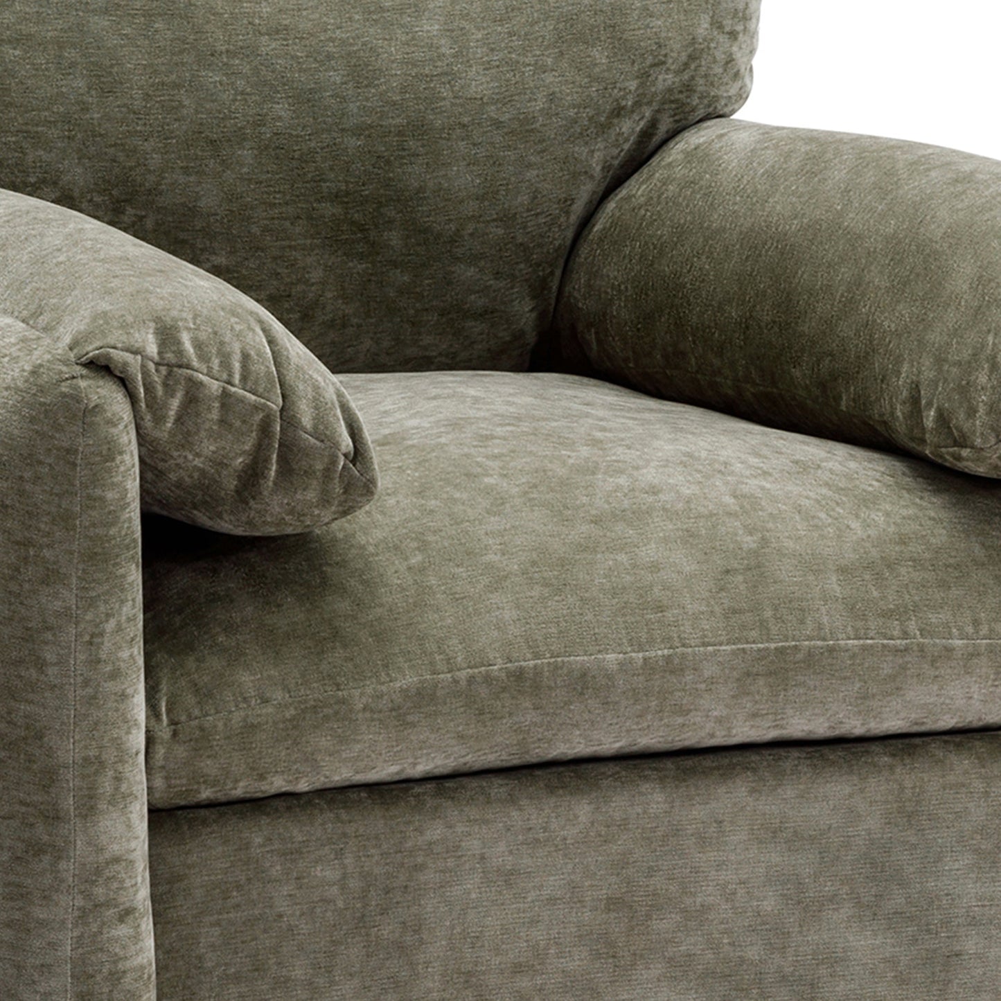 Nolan Oversized Chenille Armchair