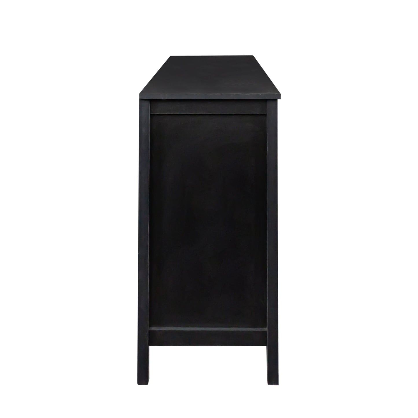 Nook Storage Cabinet with 4 Doors and 4 Open Shelves