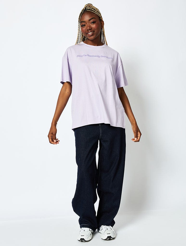 Not Wasting My Energy T-Shirt Lilac