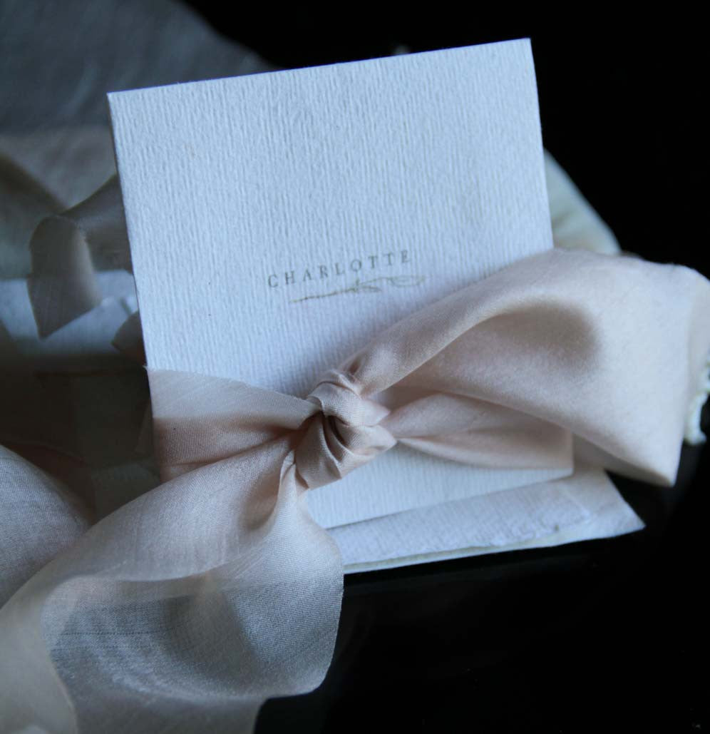 NOTE CARD SET & CARDS 3 x 3 {Natural White}