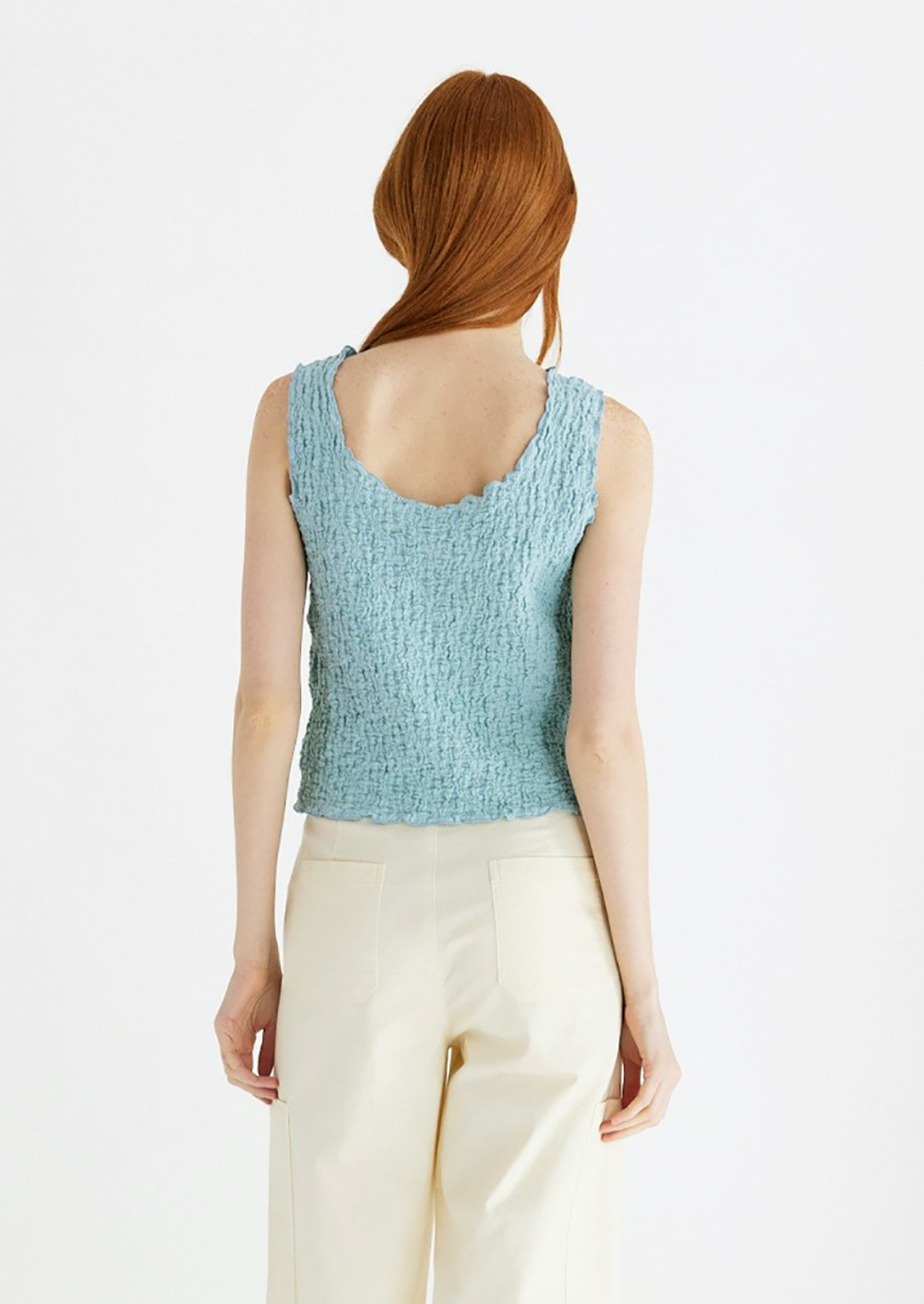 Nuria Crinkle Tank