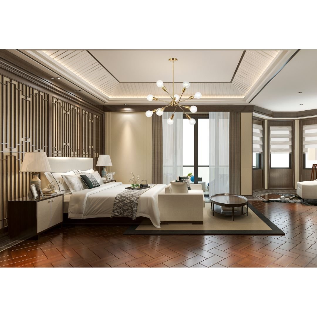 Oceanic 10-Light Modern Chandelier with Adjustable Arms