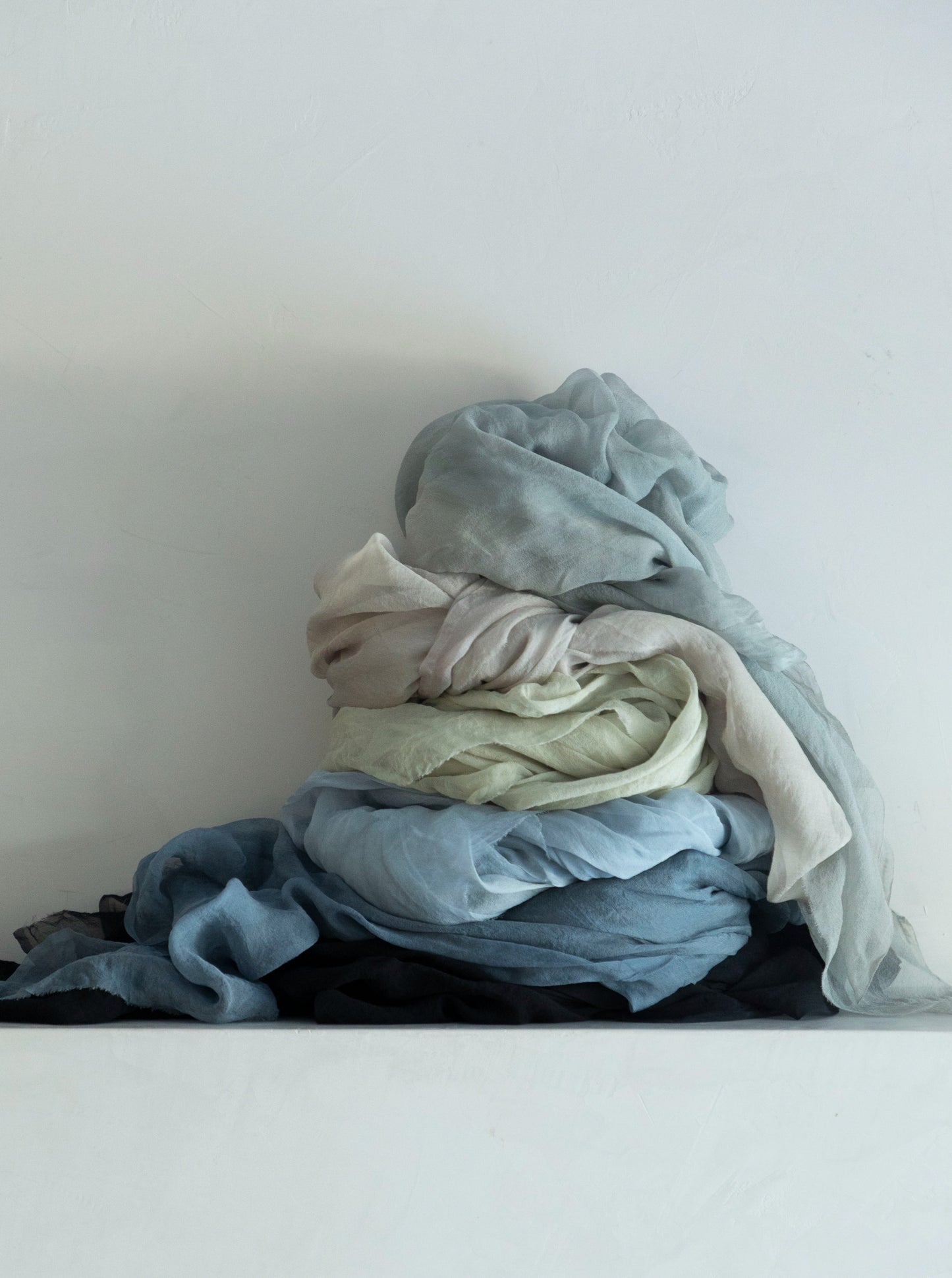 Styling Silks / Plant Dyed Ocean Collection