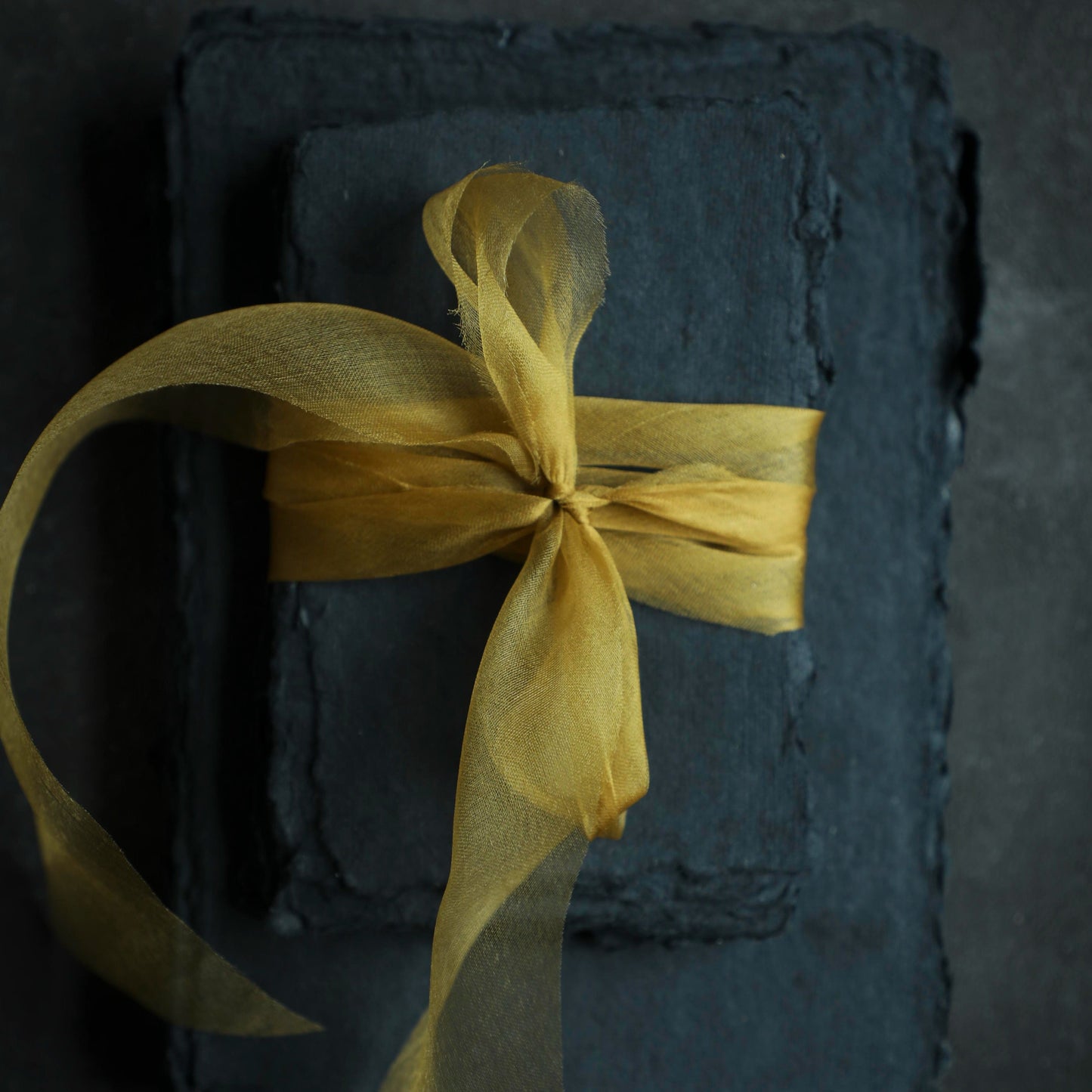Ochre {Gossamer} Silk Ribbon