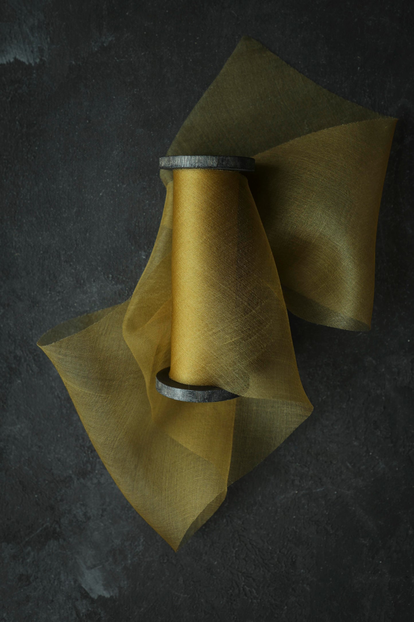 Ochre {Gossamer} Silk Ribbon