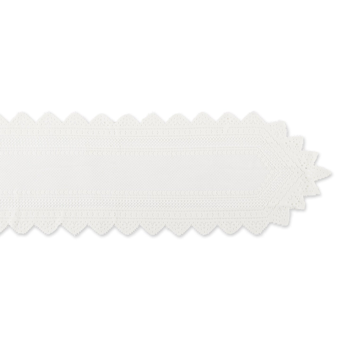 Off White Nordic Lace 14"X72" Table Runner