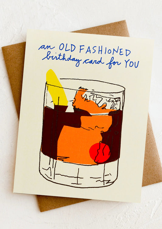 An Old Fashioned Birthday Card