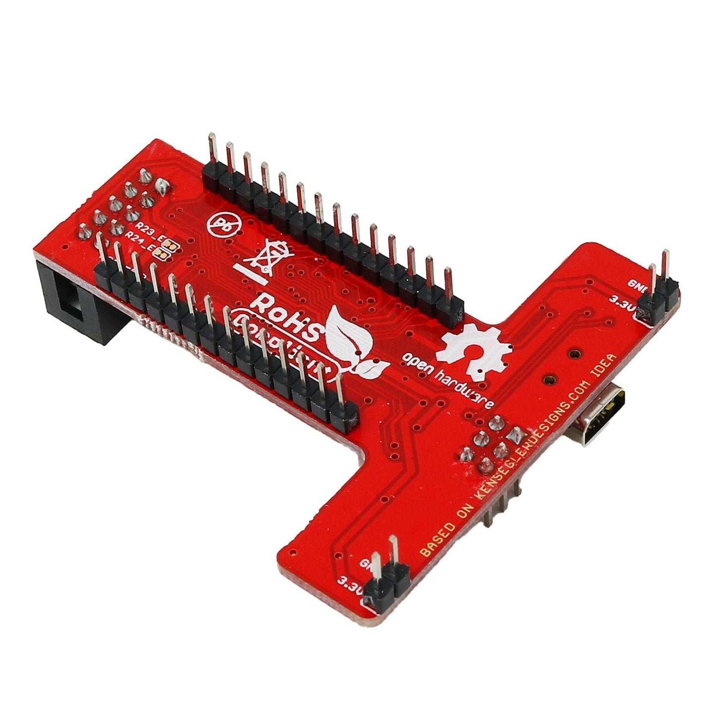 Olimex AVR-T32U4 Breadboard-friendly ATMEGA32U4 Microcontroller