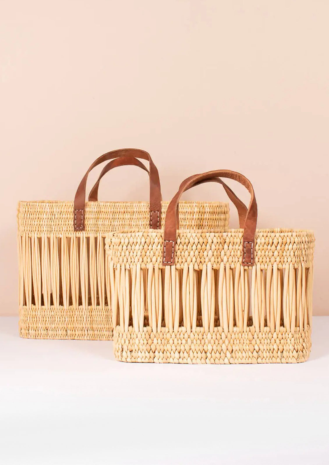 Open Weave Reed Basket