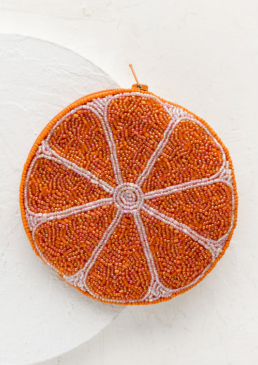 Orange Slice Coin Pouch